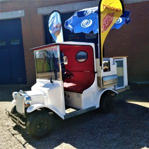 T-Ford verkoopwagen elektrisch
